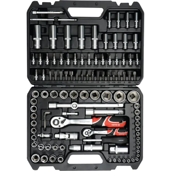 YATO garnitura nasadnih ključeva 1/4" i 1/2" 108 delova YT38791