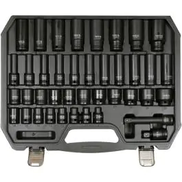 YATO garnitura kratko-dugih nasadnih ključeva impact 1/2'' 40 YT10555