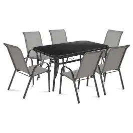 Baštenski set sto sa 6 stolica Rodos