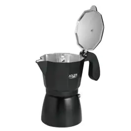 ADLER AD4421 džezva za espresso kafu 6 šoljica 320ML crna