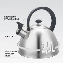 MAESTRO MR1302 čajnik sa zviždukom INOX 2.5L