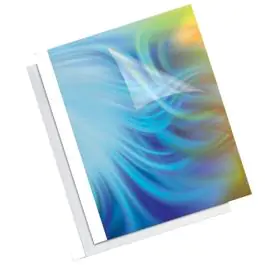 Korice za termo koričenje 6mm A4 100kom Fellowes 53154 bele