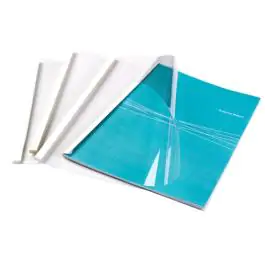 Korice za termo koričenje 6mm A4 100kom Fellowes 53154 bele