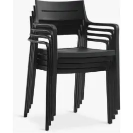 MARIELYST D205 baštenski sto siva + 4 INGSTRUP baštenski stolice crna