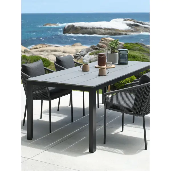 Baštenski sto MARIELYST Š90xD205 siva 3725015