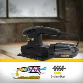 CAT vibraciona brusilica DX45 – 240 W, 90×187 mm, „Ciklon“ sistem