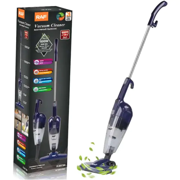 RAF R.8673B štapni usisivač plavo-sivi  600W