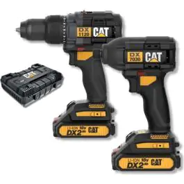 CAT aku-kombo set DXK201 – 18V, 2 alata, 2 baterije, punjač