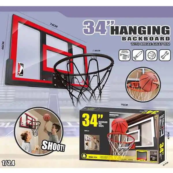 Tabla sa košem zglobna 74 x 46 cm