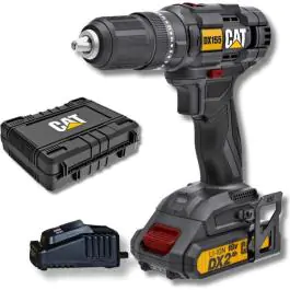CAT DX155.2 aku vibraciona bušilica zavrtač 18V sa baterijom 2.0Ah, 50 Nm i udarnom funkcijom