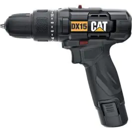 CAT DX15.1 aku vibraciona bušilica zavrtač 12V sa 2 baterije 2.0Ah, 30 Nm i LED osvetljenjem