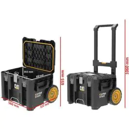 CAT DA41004 mobilna kutija za alat, modularni kofer 160L, IP65, 9-inčni točkovi