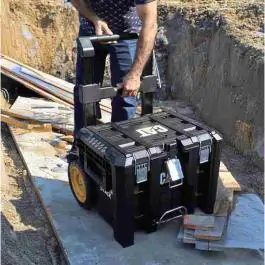 CAT DA41004 mobilna kutija za alat, modularni kofer 160L, IP65, 9-inčni točkovi