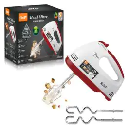RAF R.6633WR ručni mikser belo/crveni  270W