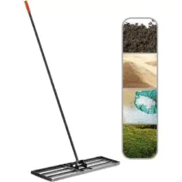 Strend Pro Garden grablje za nivelisanje travnjaka 60 x 40 cm, drška 150 cm