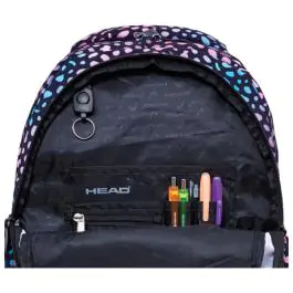 Ranac đački anatomski 3zipa 1džep AB200 Gemstone Element 24./25.Head 502024132 crno-roze 000021132