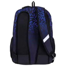 Ranac đački anatomski 3zipa 1džep AB200 Blue Bricks 25.Head 502025049 crno- plavi 000021128