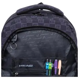 Ranac đački anatomski 3zipa 1džep AB200 Fifth Element 24./25.Head 502024131 sivo-crni 000021131