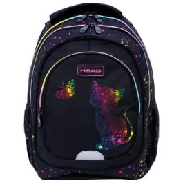 Ranac đački anatomski 3zipa AB330 Golden Effect Rainbow Kitty 25.Head 502025032 crno-roze 000021121