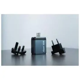 Punjač USB 3u1 65W GaN Verbatim 32201 crni blister 000021549