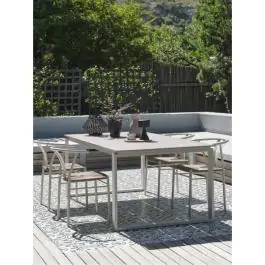 SONNERUP D215 baštenski sto + 4 TAGMARK baštenske stolice bež