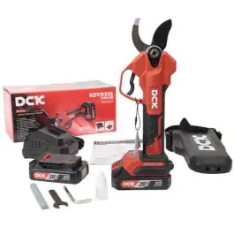 DCK KDYD35SAM akumulatorske makaze za orezivanje, sa 2x2.0Ah baterije i punjačem, 20V