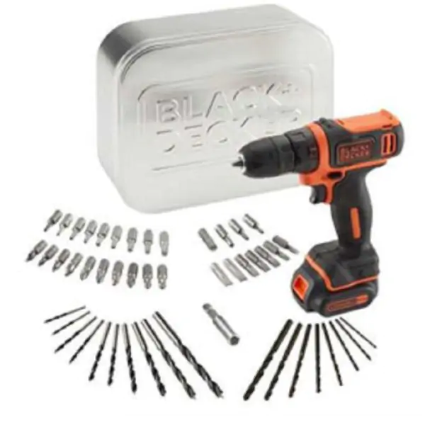 Black + Decker akumulatorska bušilica odvijač 10.8 BDCDD12A80T