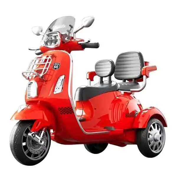 Dečiji motor na akumulator dvosed 12V Vespa crvena