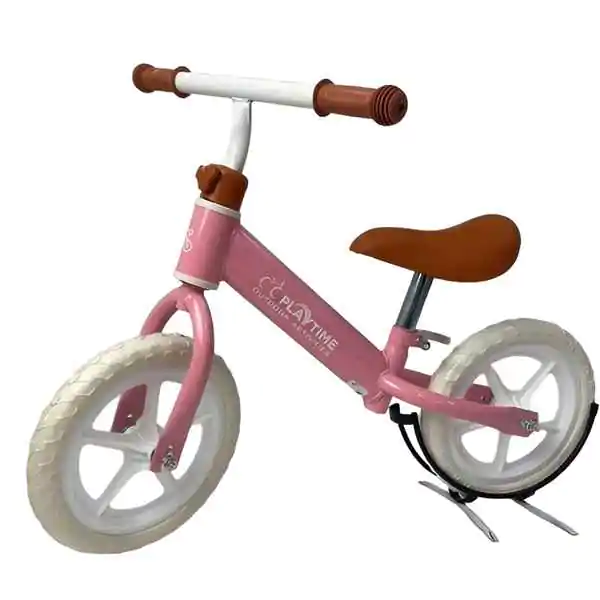 Playtime dečiji balans bicikl sa čeličnim ramom roze 750