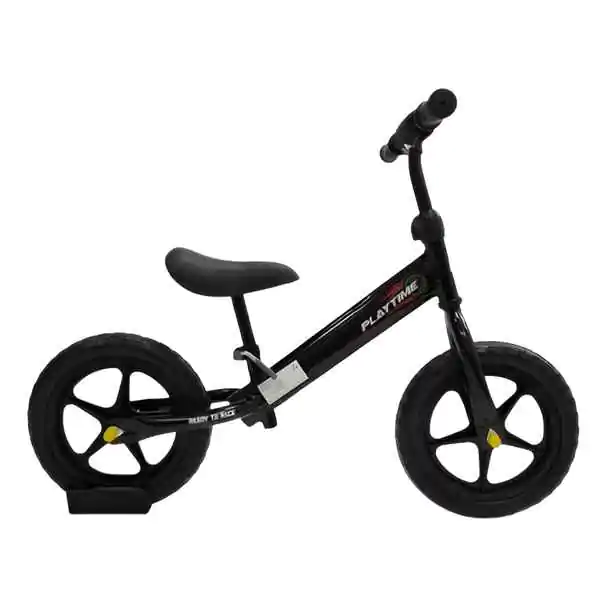 Playtime dečiji balans bicikl sa čeličnim ramom crni 750
