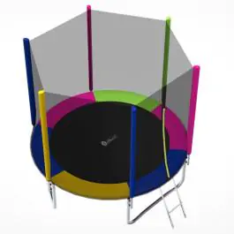 Trambolina Trampolina Premium Multicolor 244cm sa merdevinama