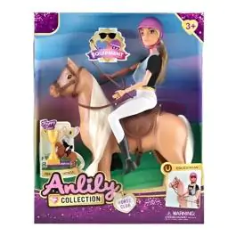 Lutka džokejka i konj CT316422