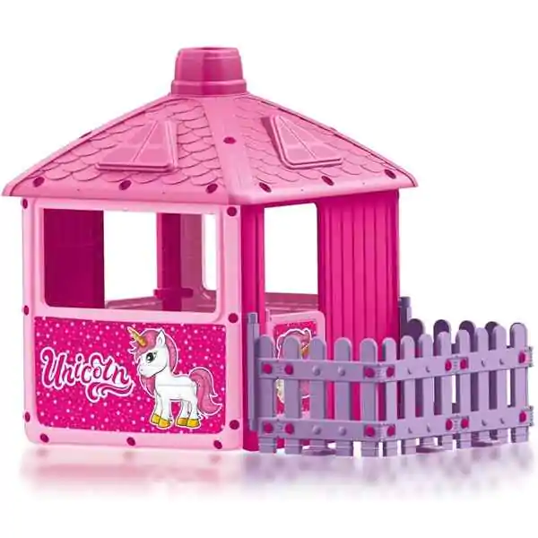 Dolu Toys Unicorn kućica za decu sa ogradom
