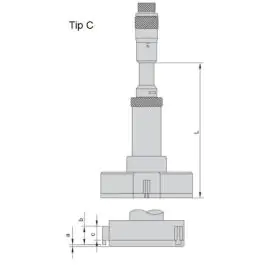INSIZE Mikrometar trokraki 16-20 mm 3227-20