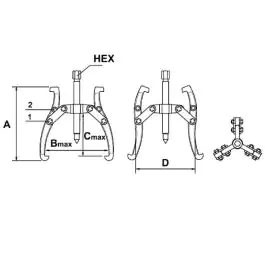 EGA Master Radapciger sa okretnim kracima 236 62574