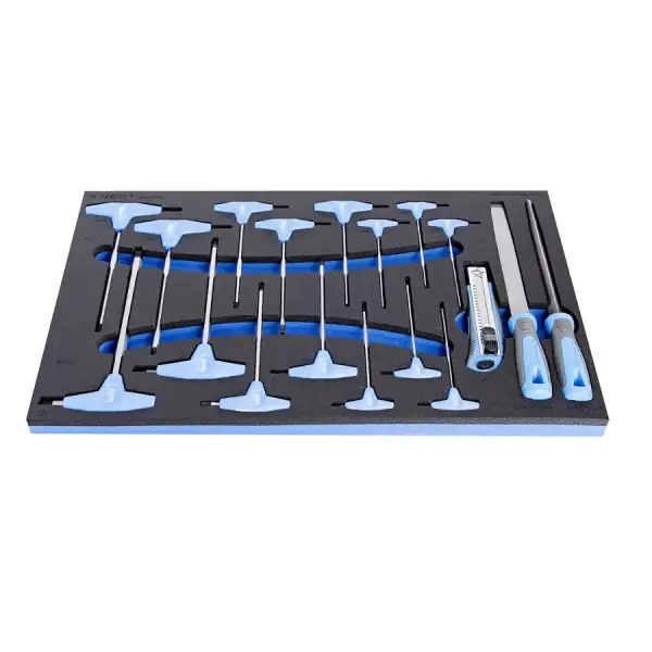 UNIOR Garnitura odvijača sa T-ručicom u SOS ulošku za alat 621393