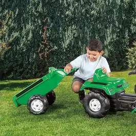 Dečiji Traktor sa kašikom i prikolicom 080486 Doly