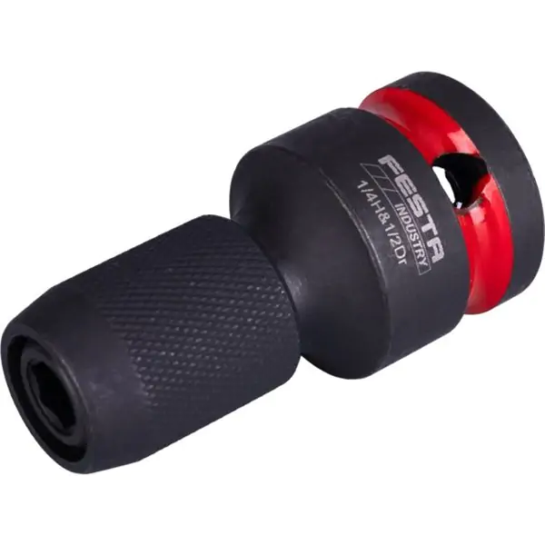 Festa udarni adapter 1/2" na 1/4" Cr-Mo – adapter za udarne bitove