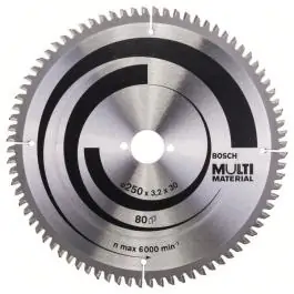 List kružne testere Multi Material Bosch 2608640516, 250 x 30 x 3,2 mm; 80