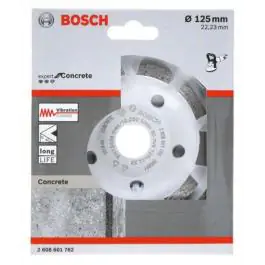 Expert for Concrete Long Life dijamantska lončasta ploča za brušenje Bosch 2608601762, 125 x 22,23 x 5 mm