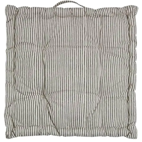 Jastuk za stolice futon PIL 40x40x7 bež/crna