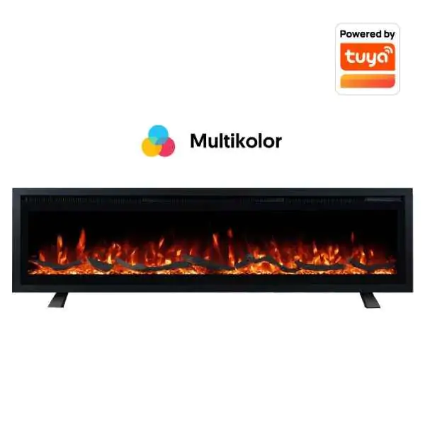 PROSTO smart električni 60" 3u1 multikolor kamin 1800W