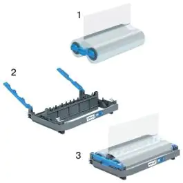 Kaseta sa folijom za plastificiranje sjajna u rolni  75my/56,4m za Foton 4410023 GBC