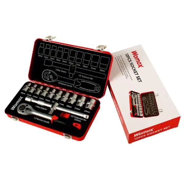 Ključ nasadni sa račnom 1/2'' set 12 kom WOMAX