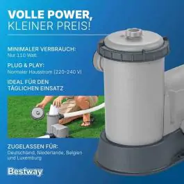 Bestway Filter pumpa kapaciteta 5678 L/h  86W