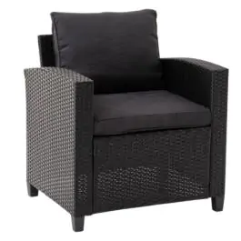 Lounge stolica AGERMOSE crna