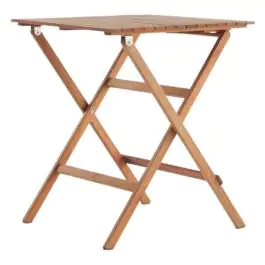 Bistro stočić VRAADAL Š62xD62 tvrdo drvo