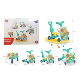 Multifunkcionalna hodalica za bebe, 5u1 multivozilica-igralica