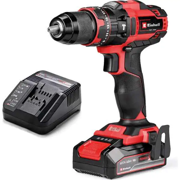 Einhell TE-CD 18/44 Li-i akumulatorska udarna bušilica-odvrtač sa baterijom 2,5 Ah