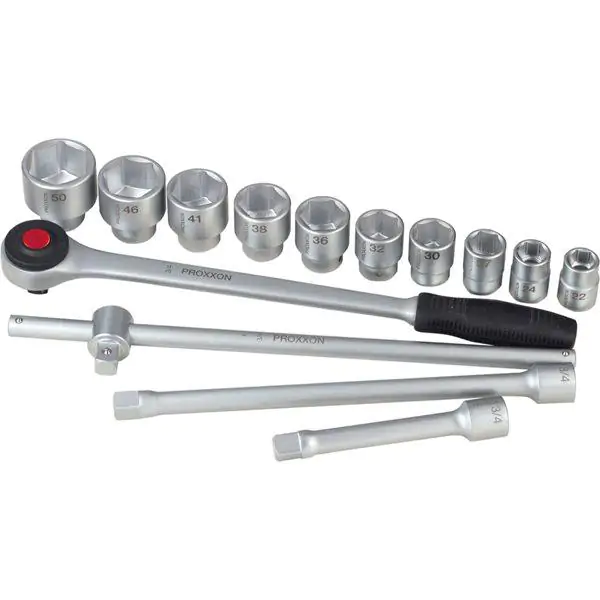 Proxxon 14-delni set nasadnih ključeva 3/4" za kamione i mehanizaciju